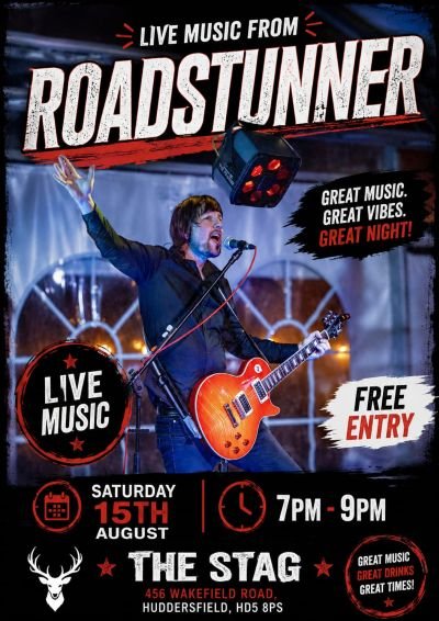 roadstunner live music at the stag